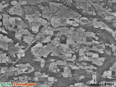 Kinsey satellite photo by USGS