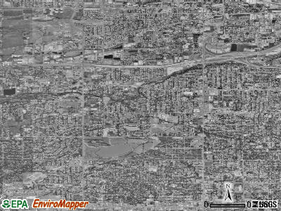 Wheat Ridge satellite photo by USGS