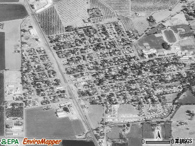 Biggs satellite photo by USGS
