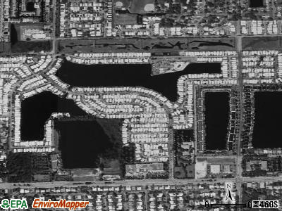 Estates of Fort Lauderdale satellite photo by USGS