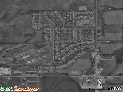 Burns Flat satellite photo by USGS