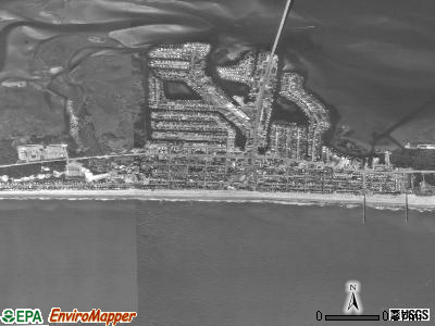 Atlantic Beach satellite photo by USGS