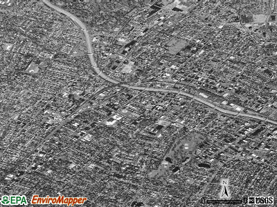 Orange satellite photo by USGS