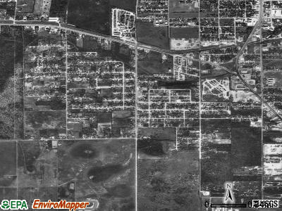 Cross City satellite photo by USGS
