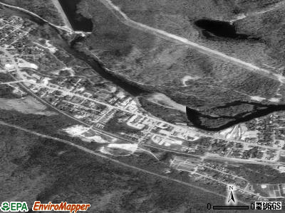 Gorham satellite photo by USGS
