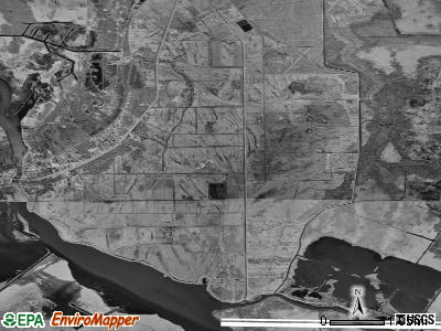 Bayou Gauche satellite photo by USGS