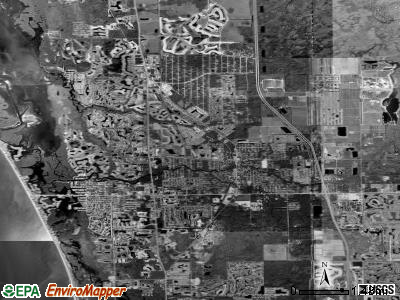Bonita Springs satellite photo by USGS