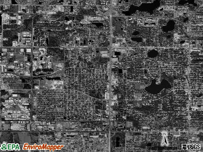 Egypt Lake-Leto satellite photo by USGS