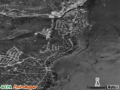 Sunnyside-Tahoe City satellite photo by USGS