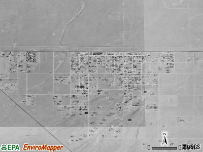 China Lake Acres satellite photo by USGS
