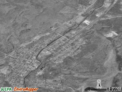 Mayfield satellite photo by USGS