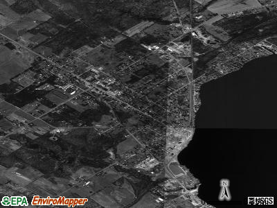Mayville satellite photo by USGS