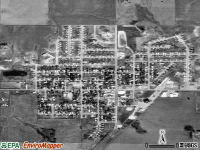 Tea satellite photo by USGS