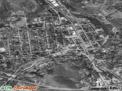 Girardville satellite photo by USGS