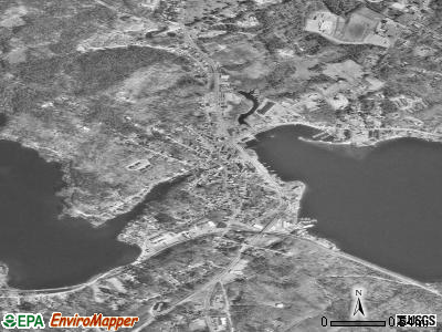 Senoia satellite photo by USGS