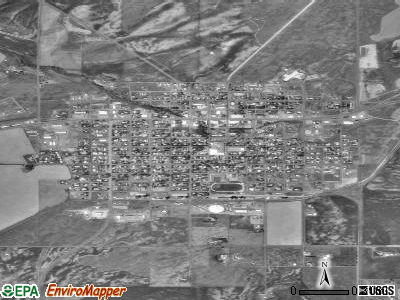 Davenport satellite photo by USGS