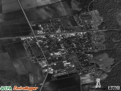 Saratoga satellite photo by USGS