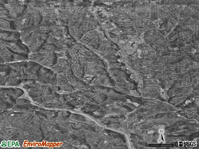 Ross Township satellite photo by USGS