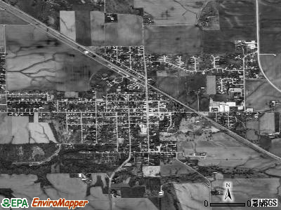 Athens satellite photo by USGS