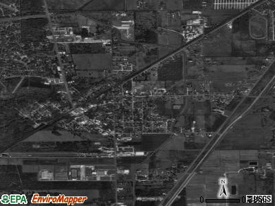 Crosby satellite photo by USGS