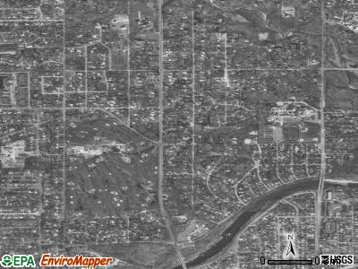 Meridian Hills satellite photo by USGS