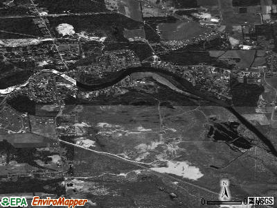 Morrisonville satellite photo by USGS