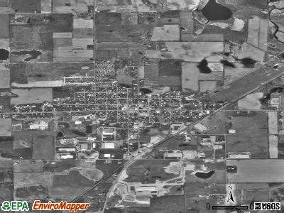 Fremont satellite photo by USGS