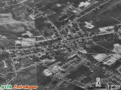 New Oxford satellite photo by USGS