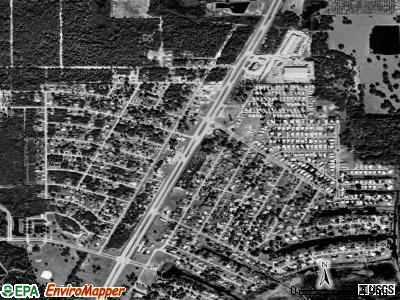 Crooked Lake Park satellite photo by USGS