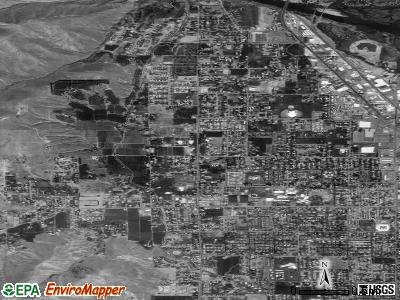West Wenatchee satellite photo by USGS
