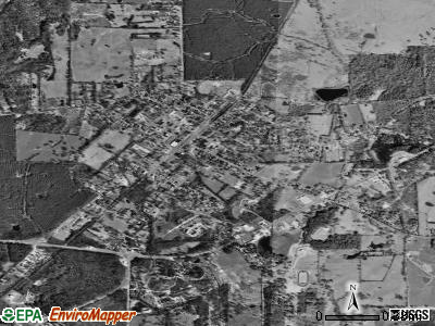 Centreville satellite photo by USGS