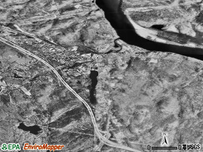 Higganum satellite photo by USGS