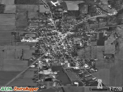 Osgood satellite photo by USGS