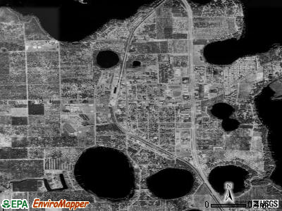Lake Placid satellite photo by USGS