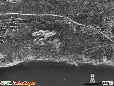 Tahoe Vista satellite photo by USGS