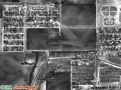 Las Palmas-Juarez satellite photo by USGS