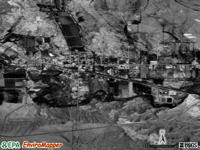 Wellington satellite photo by USGS