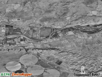 Upper Fruitland satellite photo by USGS