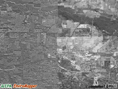 Collierville satellite photo by USGS