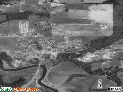 La Center satellite photo by USGS