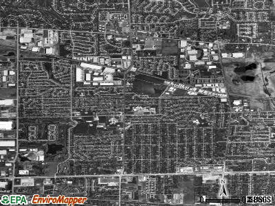 Glendale Heights satellite photo by USGS