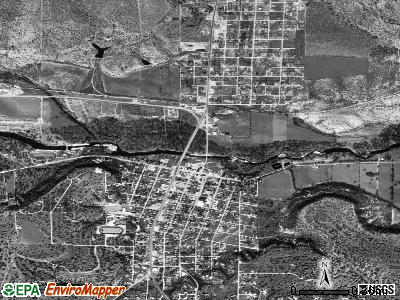 Menard satellite photo by USGS