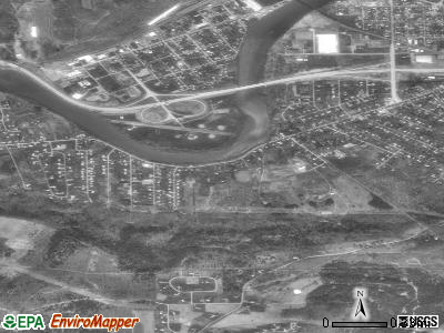 Warren South satellite photo by USGS