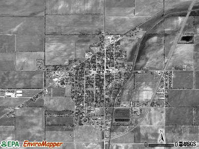 Senath satellite photo by USGS