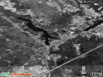 Hope Valley satellite photo by USGS