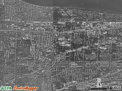Westlake satellite photo by USGS