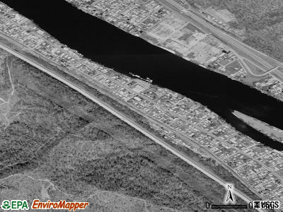 Chesapeake satellite photo by USGS