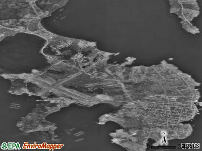 Eastport satellite photo by USGS