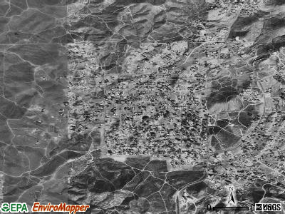 Picher satellite photo by USGS