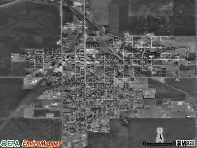 Cherokee satellite photo by USGS